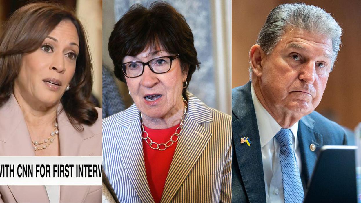 Kamala Harris Throws Shade At Collins And Manchin Over Claims Justices Lied To Them About Roe