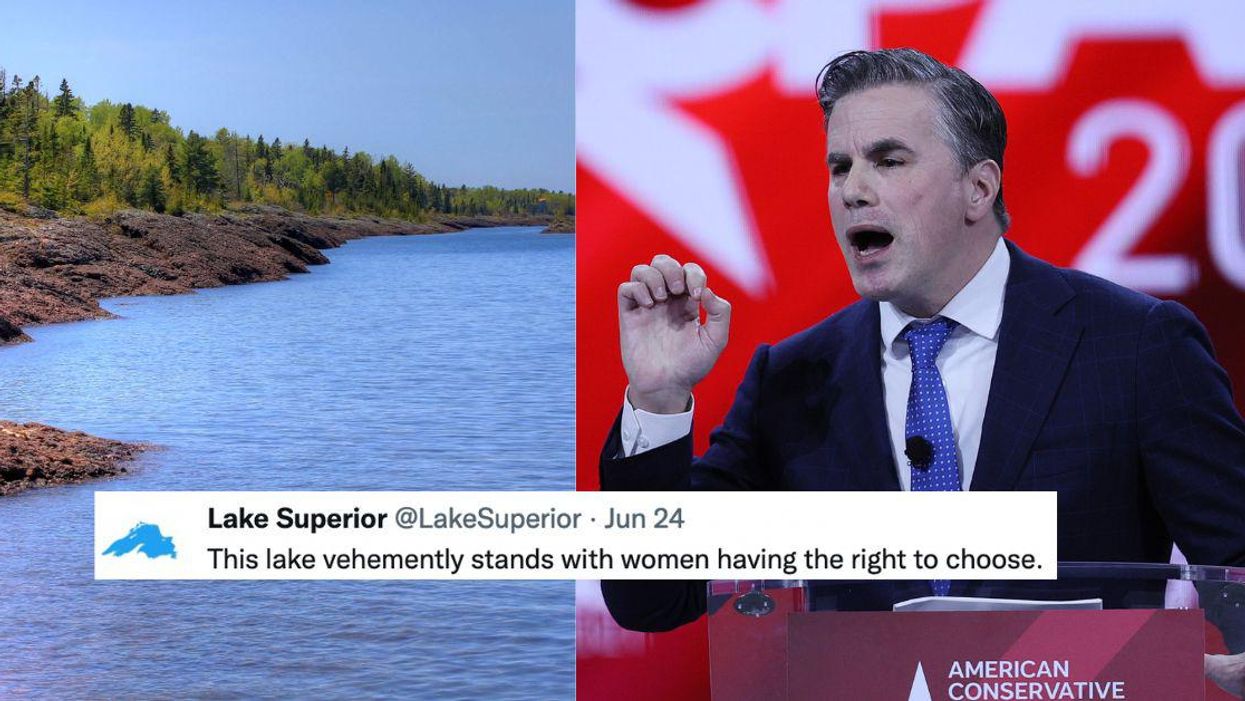 Parody Lake Superior Account Totally Owns Conservative Who Mocked Its Support Of Reproductive Rights