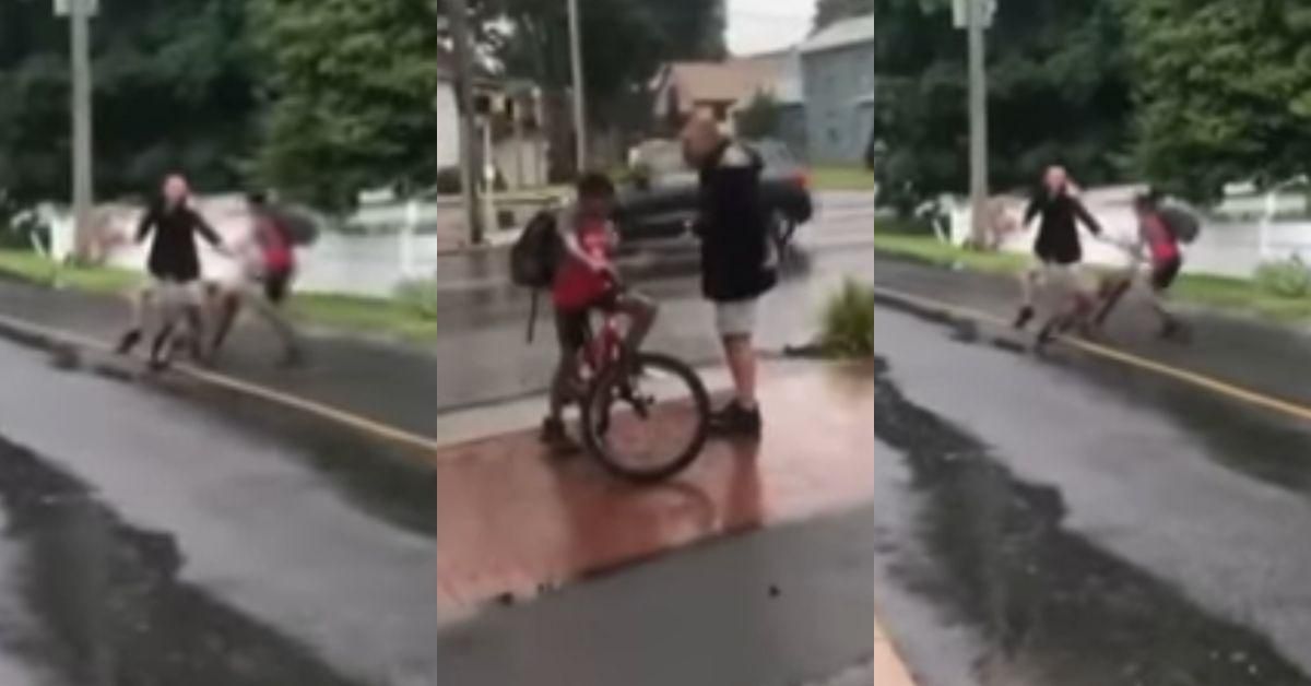 Video Of White Man Pushing Black Boy Off Bike And Telling Him To 'Get The F**k Out Of My Town' Sparks Outrage