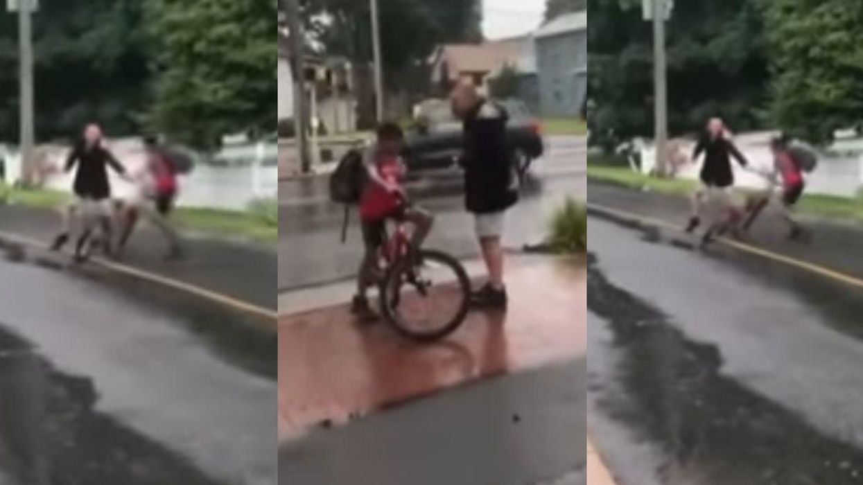 Video Of White Man Pushing Black Boy Off Bike And Telling Him To 'Get The F**k Out Of My Town' Sparks Outrage