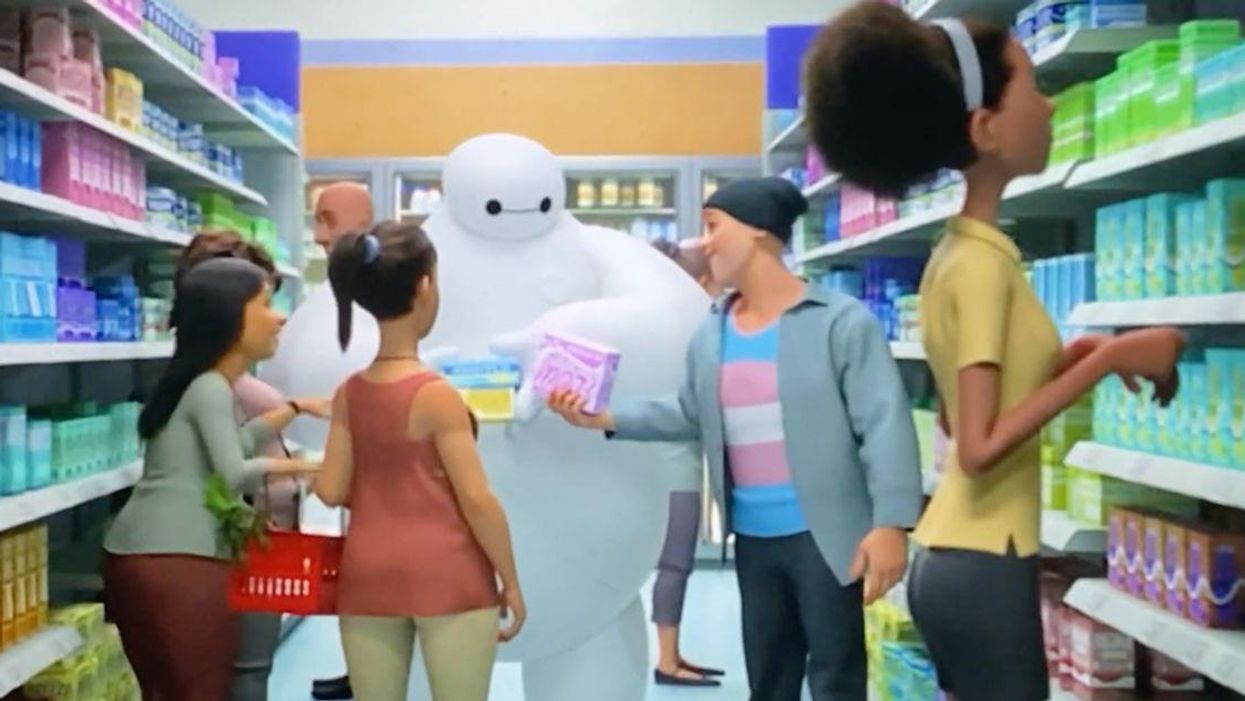Conservatives Melt Down After New Disney+ Series Shows Trans Man Shopping For Menstrual Products