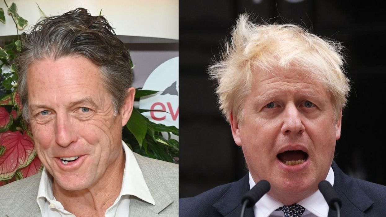 Hugh Grant Inspires Anti-Brexit Activist To Troll Boris Johnson With The Perfect Musical Send Off