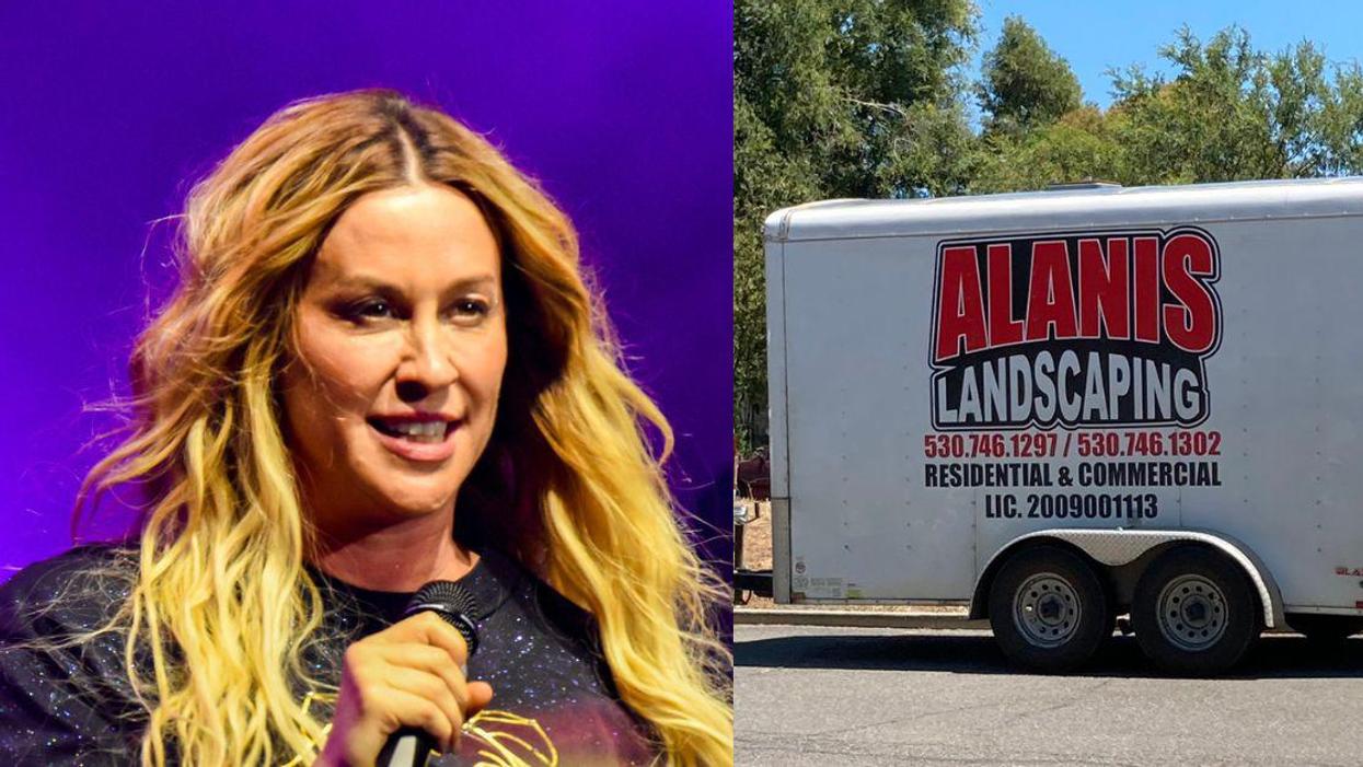 Alanis Morissette Had The Best Reaction After A Fan Discovered An 'Alanis Landscaping' Company