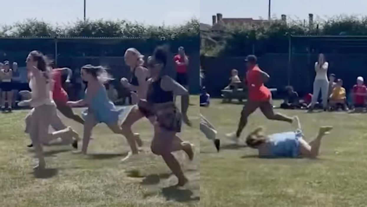 Mom Goes Viral For Accidentally Mooning Daughter's School—So They Gave Her A Trophy For It