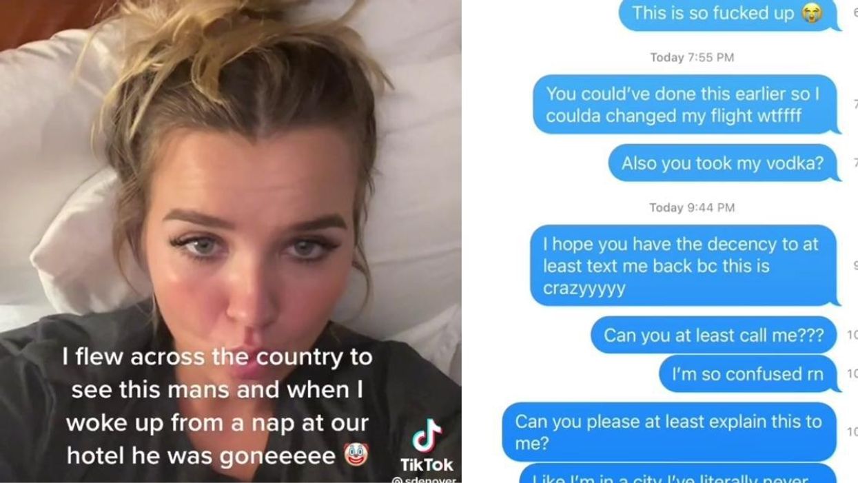 Woman Who Flew Across U.S. To Meet A Guy Wakes Up From Nap To Discover He Ditched Her