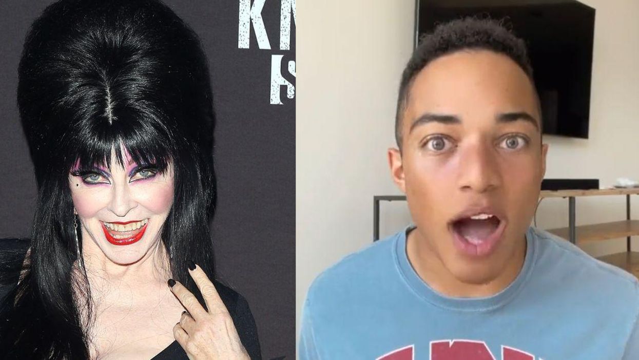 Elvira Just Threw Some Hilarious Shade At Herschel Walker's Son On Twitter—And Fans Are Applauding
