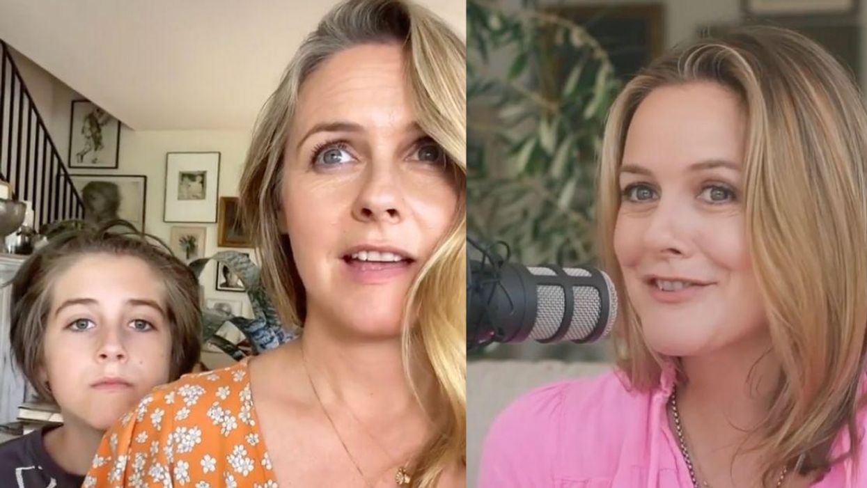 Alicia Silverstone Says She's 'Following Nature' By Still Sleeping With Eleven-Year-Old Son