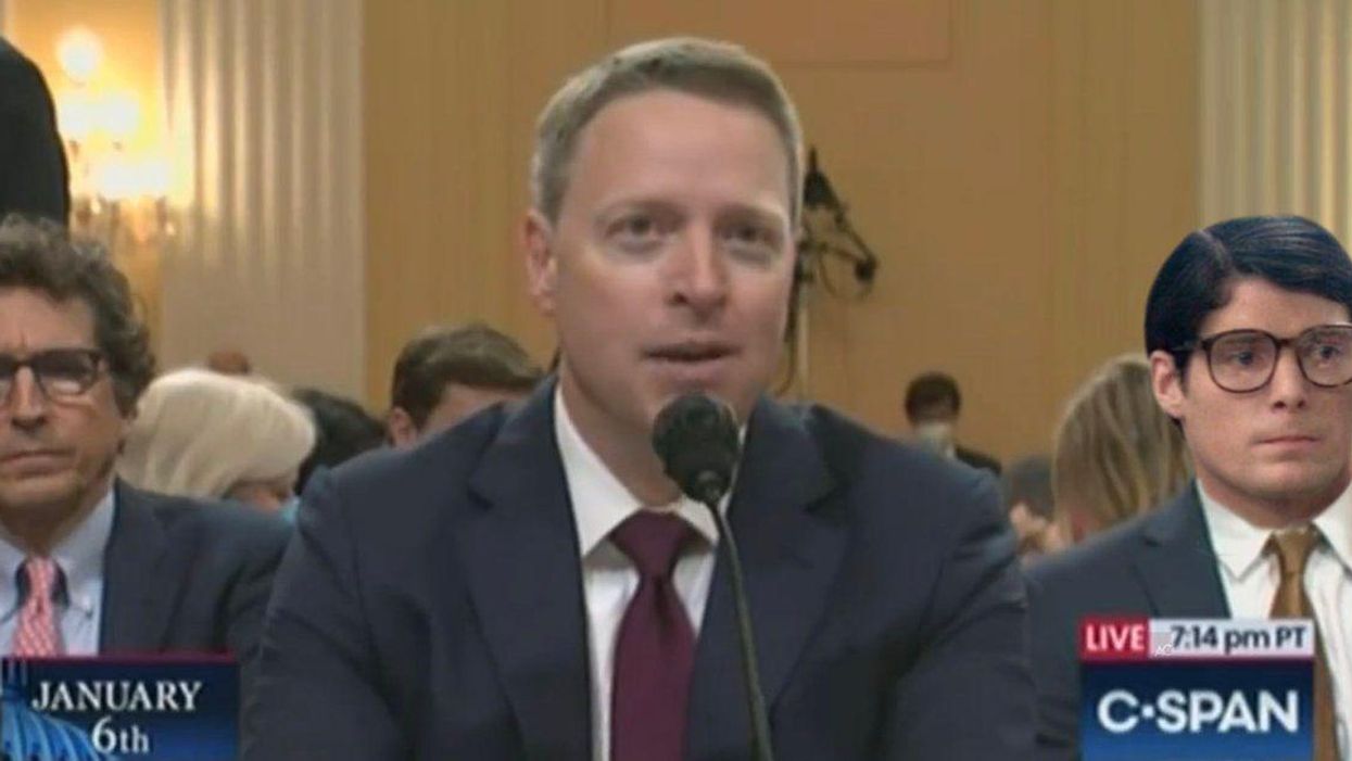 The Internet Is Thirsting Over 'Clark Kent' Look-Alike From Latest Jan 6th Hearing–And We Get It