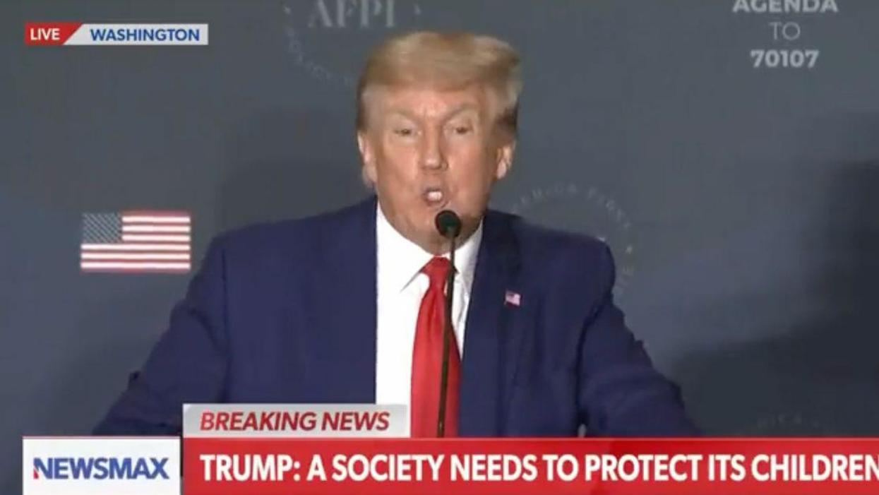 Trump Hints That He'll Run In 2024 While Calling LGBTQ+ People 'Sickos' In Latest Speech