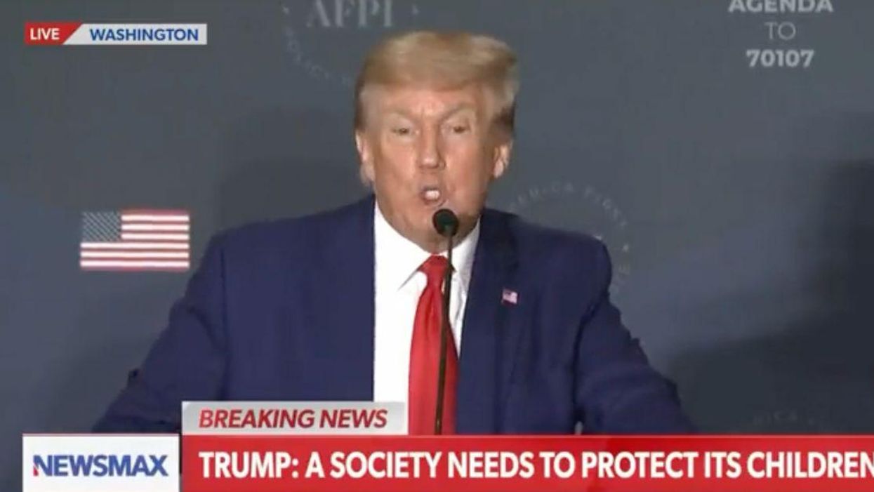 Trump Hints That He'll Run In 2024 While Calling LGBTQ+ People 'Sickos' In Latest Speech