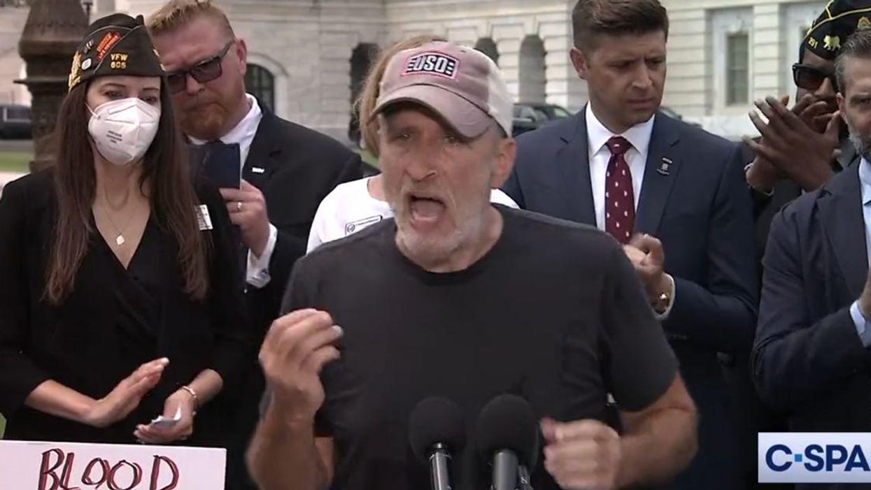 Jon Stewart Unloads On Republicans For Blocking Veterans Bill In Impassioned NSFW Rant