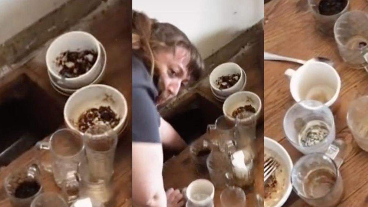 Couple Grossed Out After Finding Dirty Dishes In The Vents While Renovating Their New Home