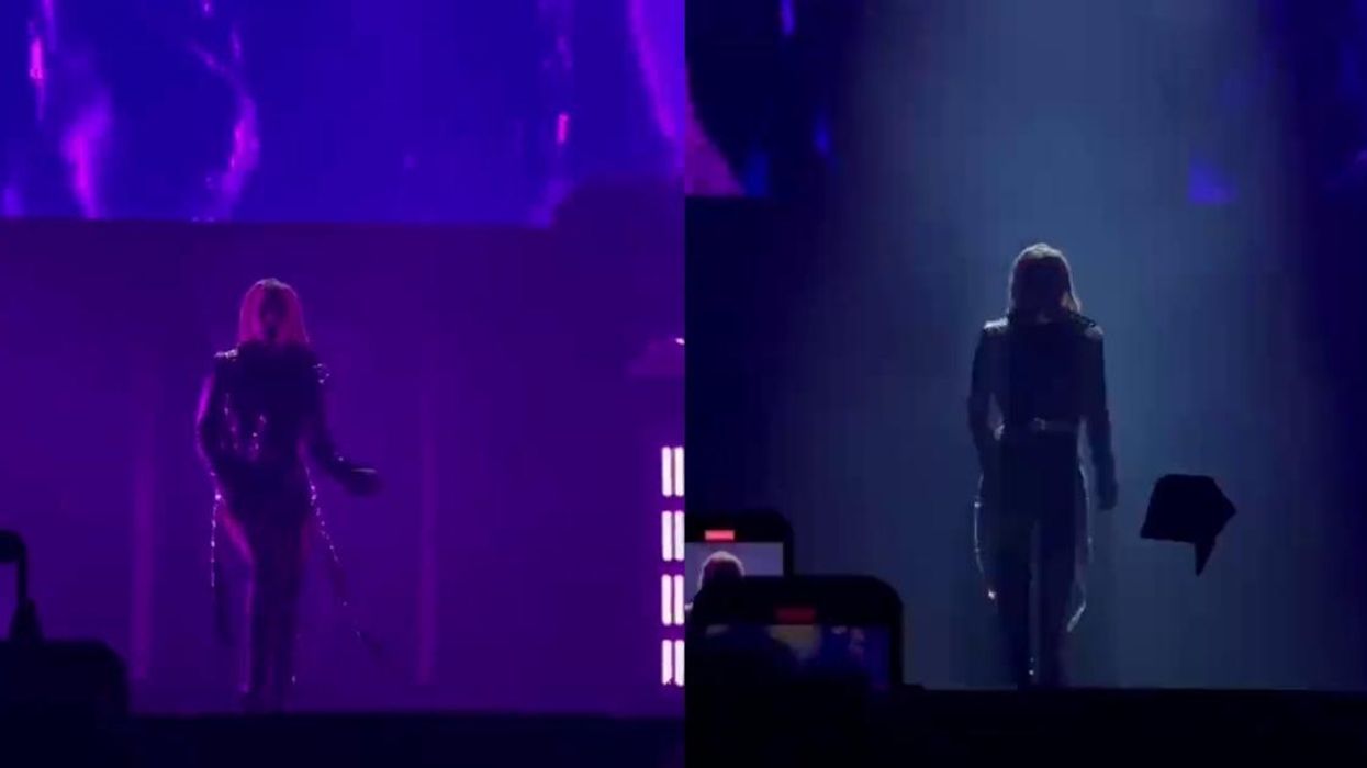 Video Of Seemingly Invisible Force Field Blocking Thrown Object From Hitting Lady Gaga Has Fans Shook