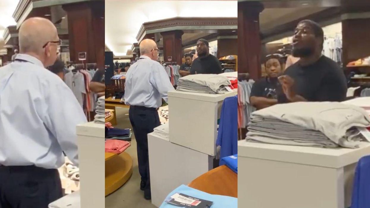 Black Dad Goes Viral After Calmly Schooling White Dillard's Worker Who Called Him The N-Word