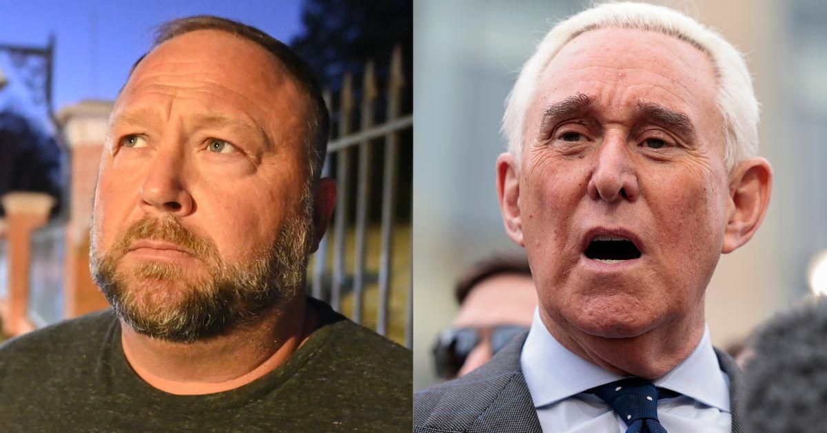 Alex Jones' Texts Reportedly Including 'Intimate Messages To Roger Stone' To Be Sent To Jan 6 Committee