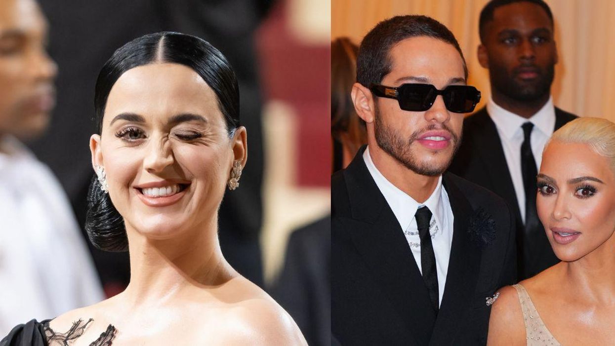 Katy Perry Jokingly Apologizes To Kim K. After TikTok Trend Declares Pete Davidson Her 'Lover'