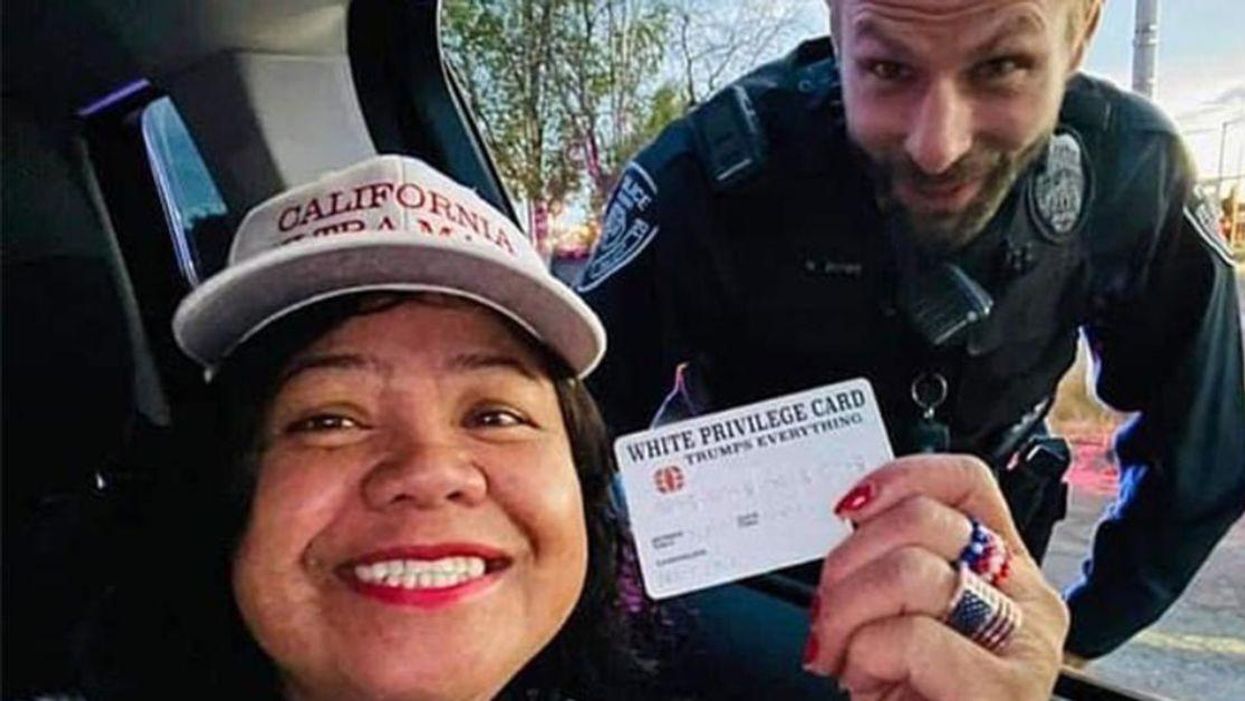 Alaska Cops Let MAGA Fan Off The Hook After She Flashes 'White Privilege Card' Instead Of Driver's License