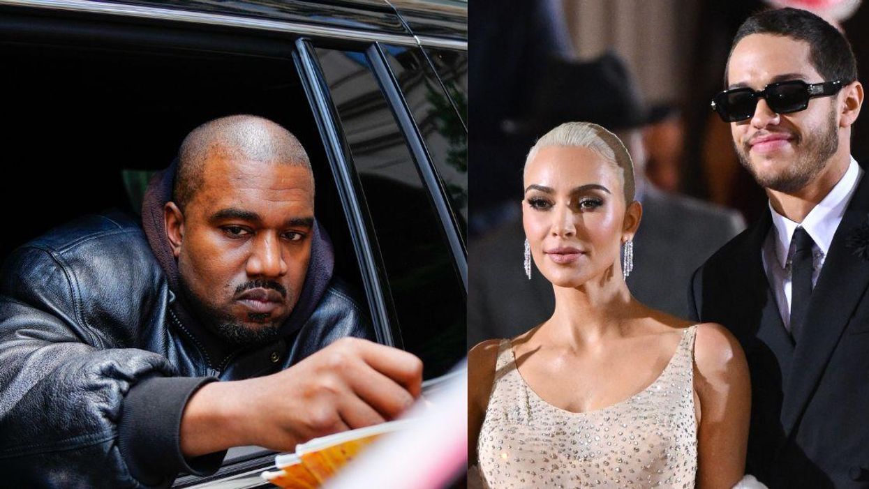 Ye Mocks Pete And Kim's Breakup By Posting Morbid Fake Headline—And Here We Go Again