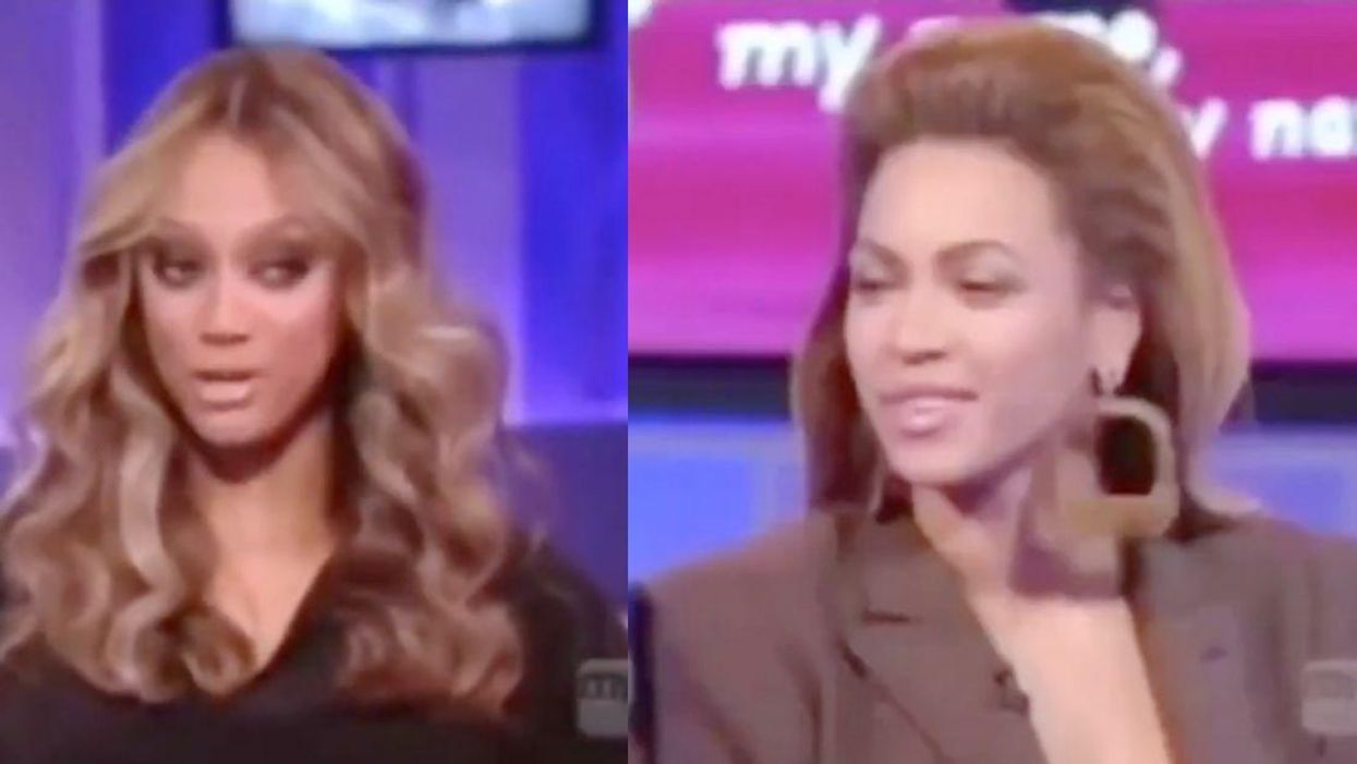 Resurfaced Video Of Tyra Banks Interviewing Beyoncé Using Puns Of Her Name Has The Internet Cringing