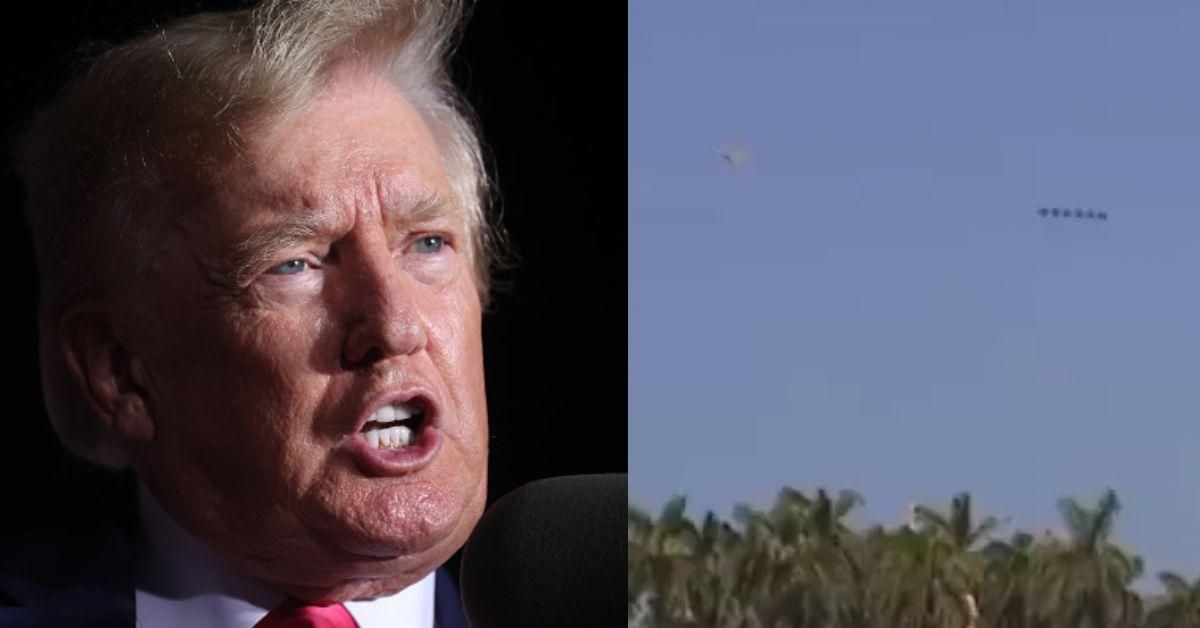Someone Flew A Banner Over Mar-A-Lago With The Perfect Message For Trump After FBI Raid