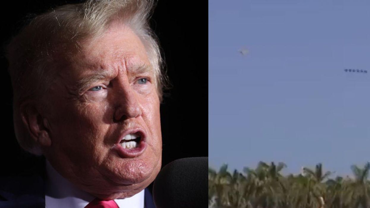 Someone Flew A Banner Over Mar-A-Lago With The Perfect Message For Trump After FBI Raid