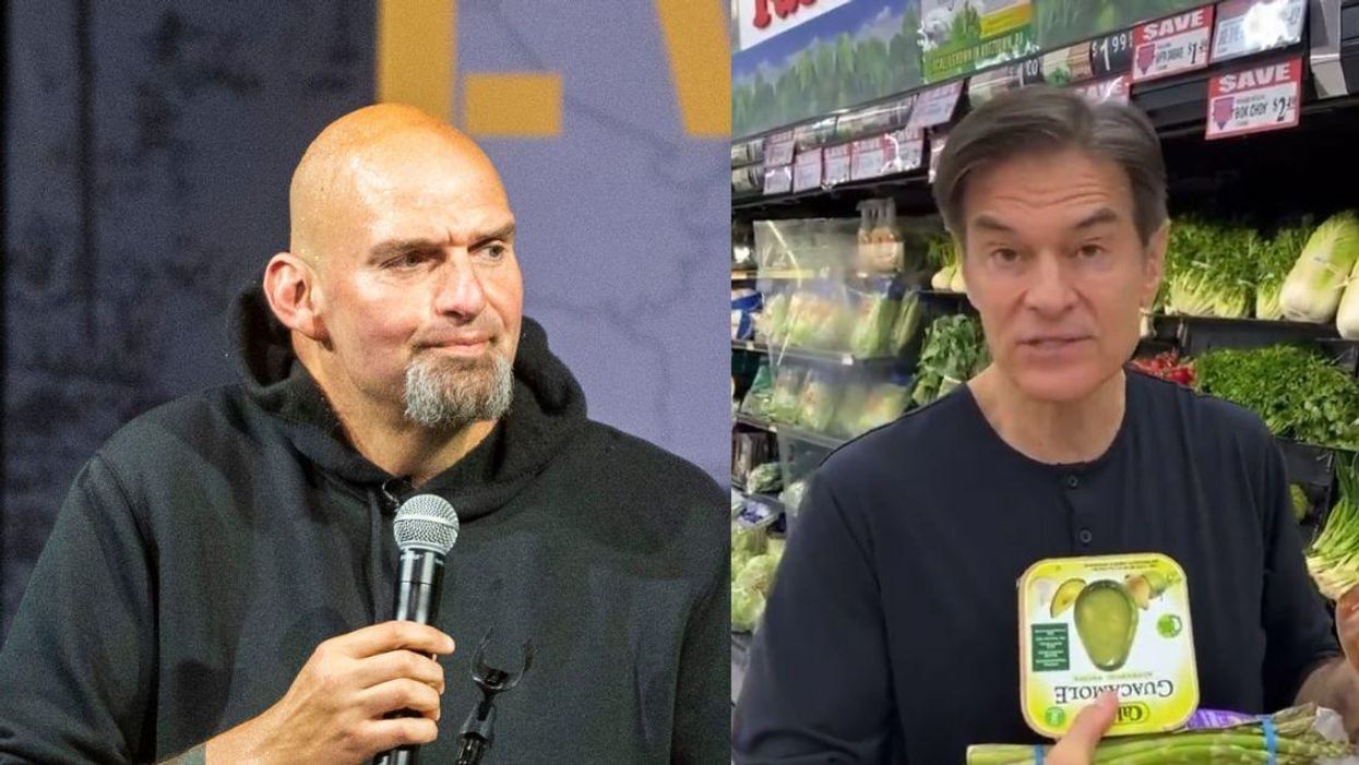 John Fetterman Expertly Trolls Dr. Oz Over Cringey 'Crudité' Grocery Store Video