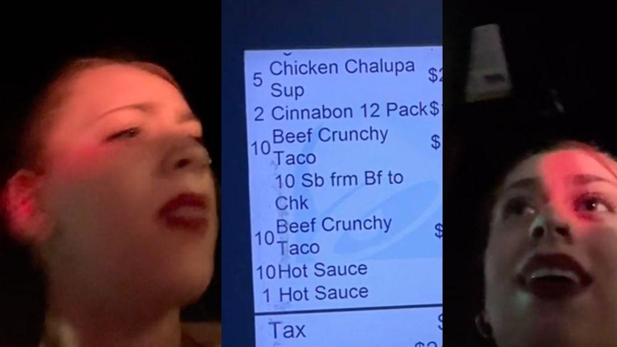 TikToker Lashes Out At Taco Bell Drive-Thru Customer Who Held Up Line With $241 Order In Hilarious Video