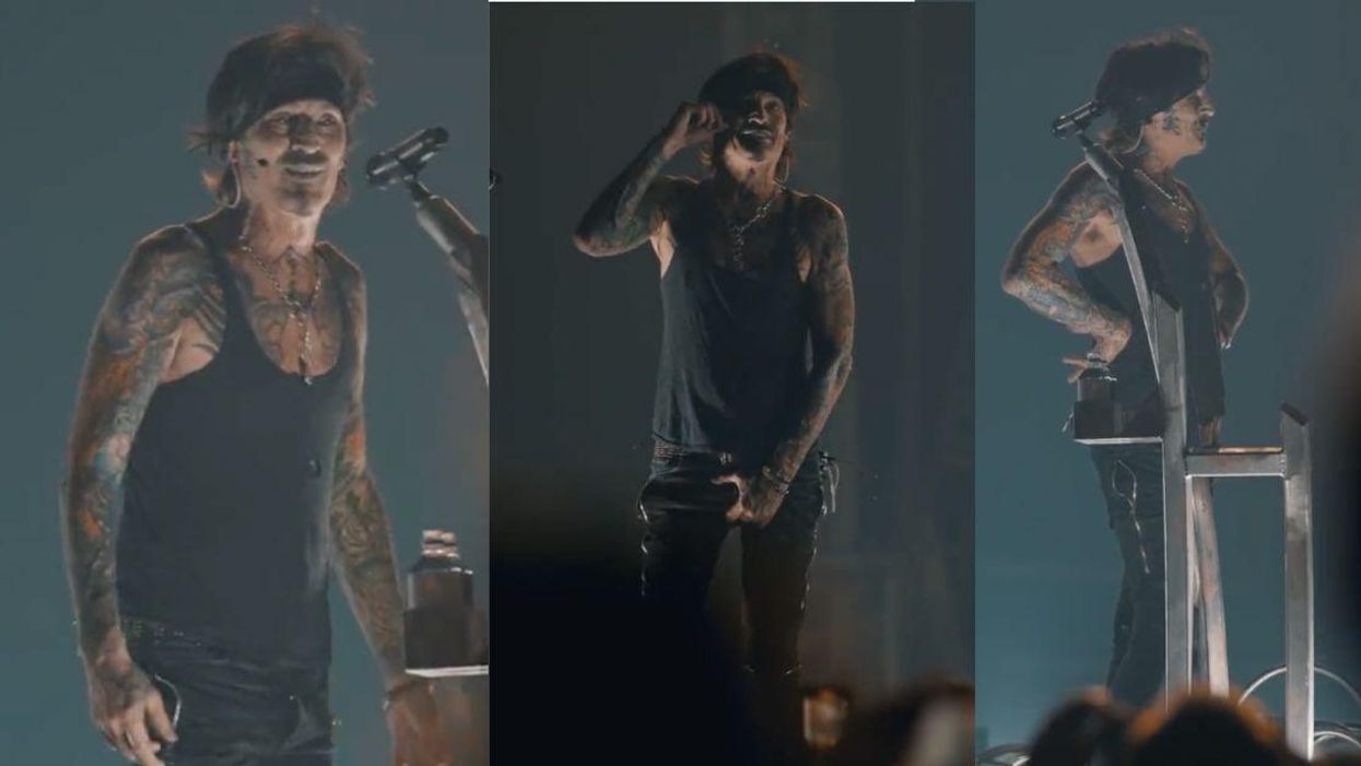 Tommy Lee Tells Crowd He Was On A 'Bender' When He Posted That Full-Frontal Pic: 'I Got F**king Sideways'