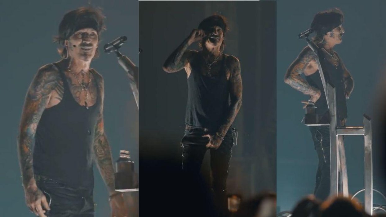 Tommy Lee Tells Crowd He Was On A 'Bender' When He Posted That Full-Frontal Pic: 'I Got F**king Sideways'
