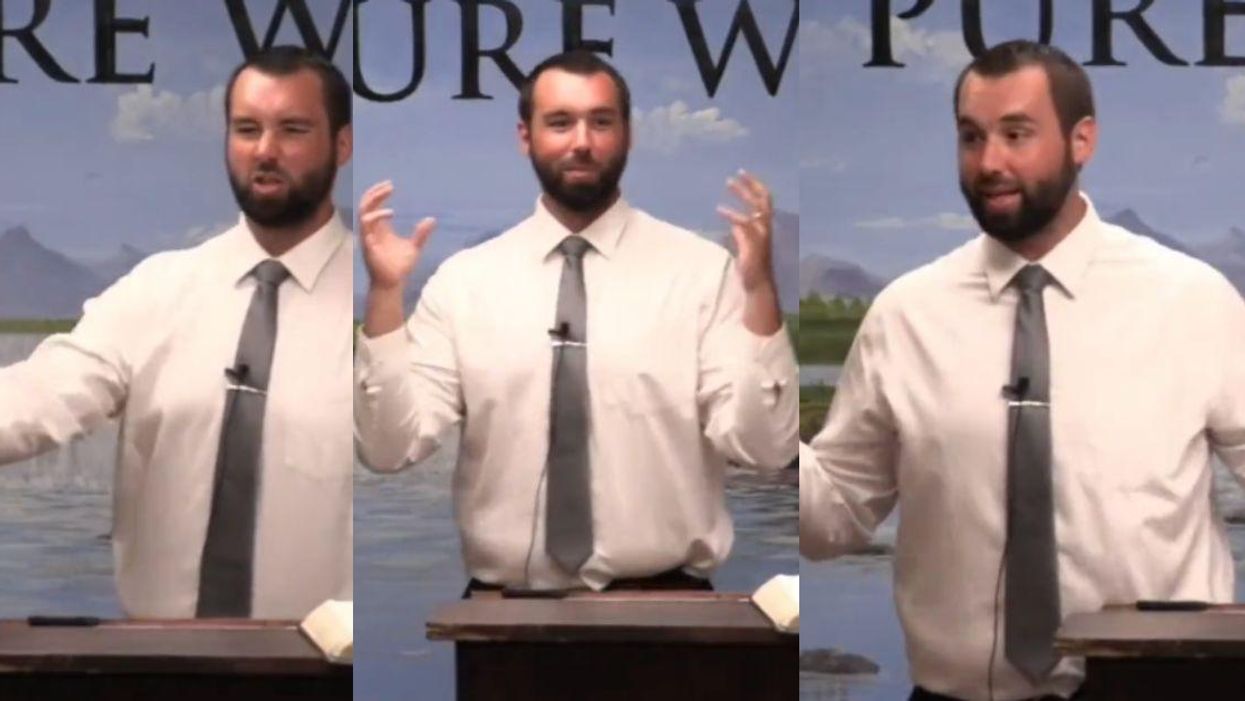 Anti-LGBTQ+ Preacher Slams Women Who Wear Pants As 'Crossdressers' In Bonkers Sermon