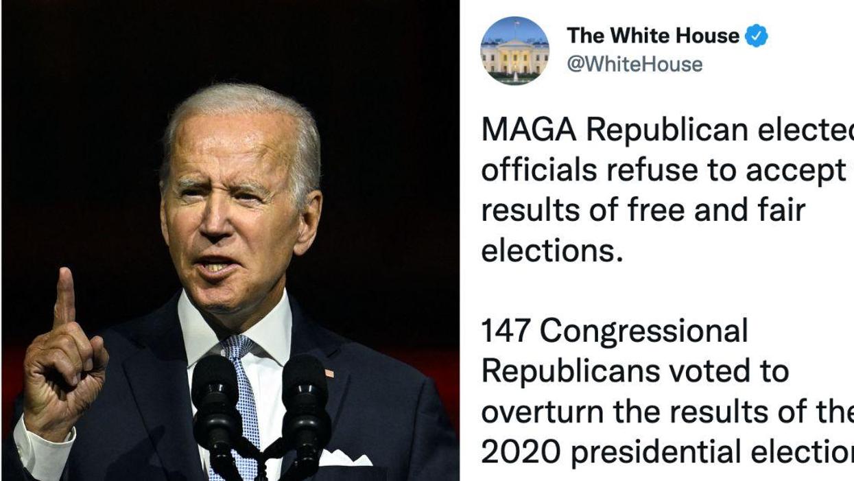 The White House Twitter Account Is Going Hard After 'MAGA Republicans'–And People Are Here For It