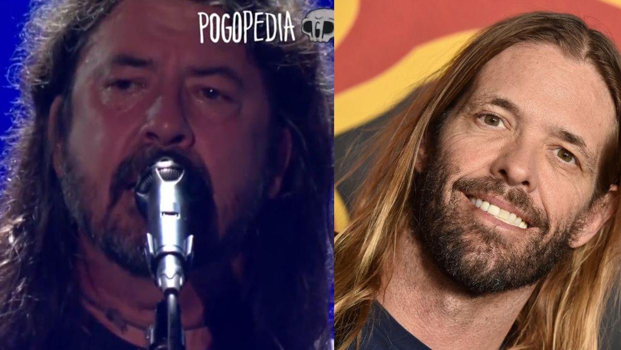 Dave Grohl Gets Choked Up Performing Emotional Tribute To Late Foo Fighters Drummer Taylor Hawkins