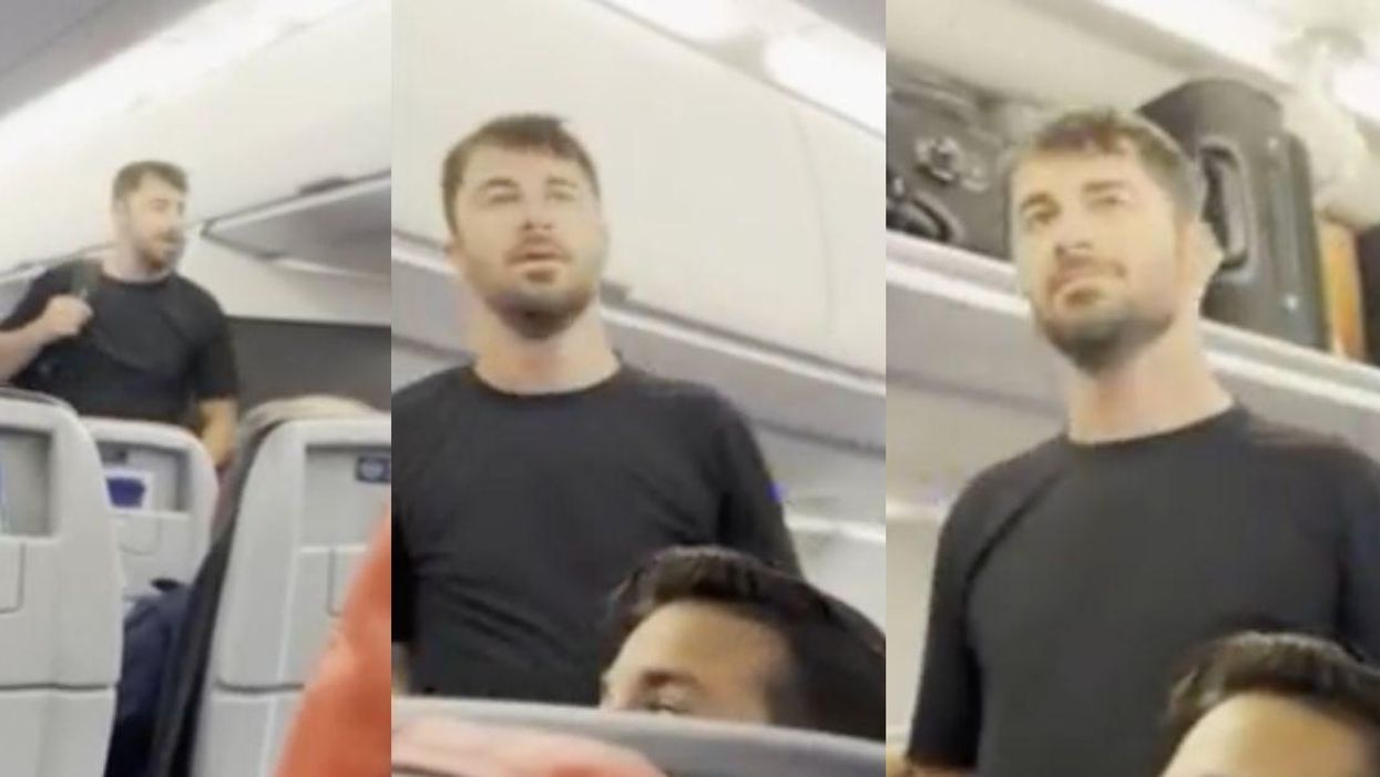 Guy Dares Passengers To Contact His Employer During Homophobic Rant On Plane—So They Did