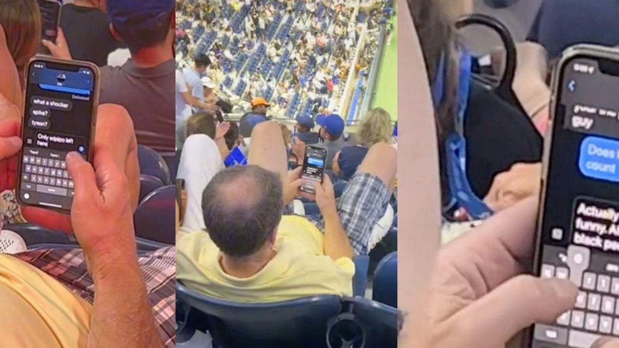 TikToker Catches White U.S. Open Fan Texting About 'All The Black People' Leaving After Serena Lost