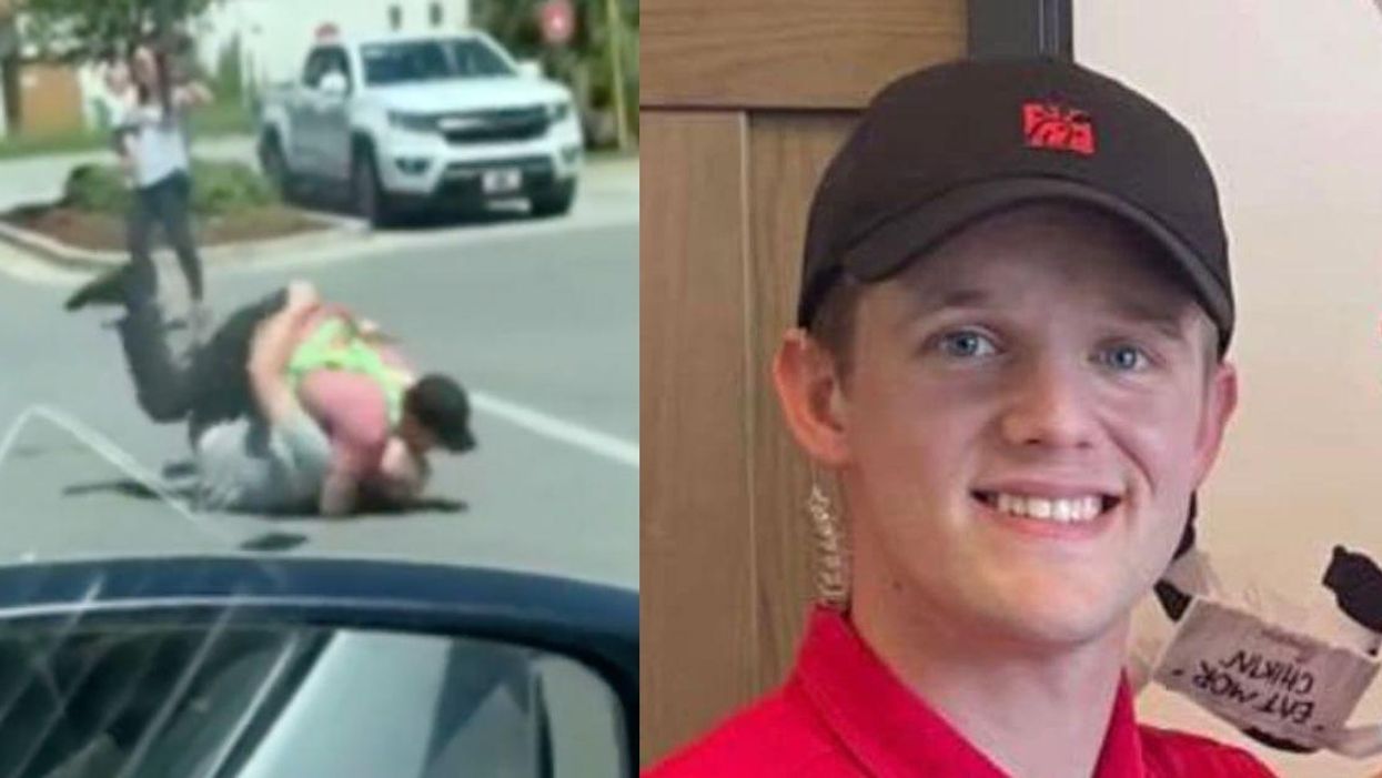 Heroic Chick-Fil-A Worker Tackles Carjacker Attempting To Steal Woman's Car With Baby Inside