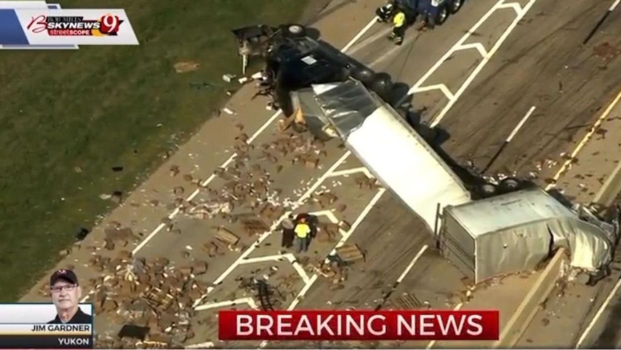 Semi-Truck Seemingly Carrying Dildos And Lube Overturns On Interstate—And Here Come The Jokes