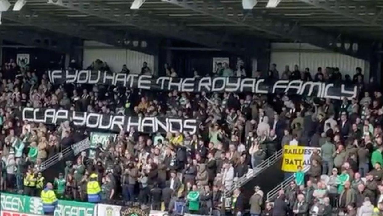 Scottish Soccer Fans Break Out Into Anti-Monarchy Song During Applause For The Late Queen