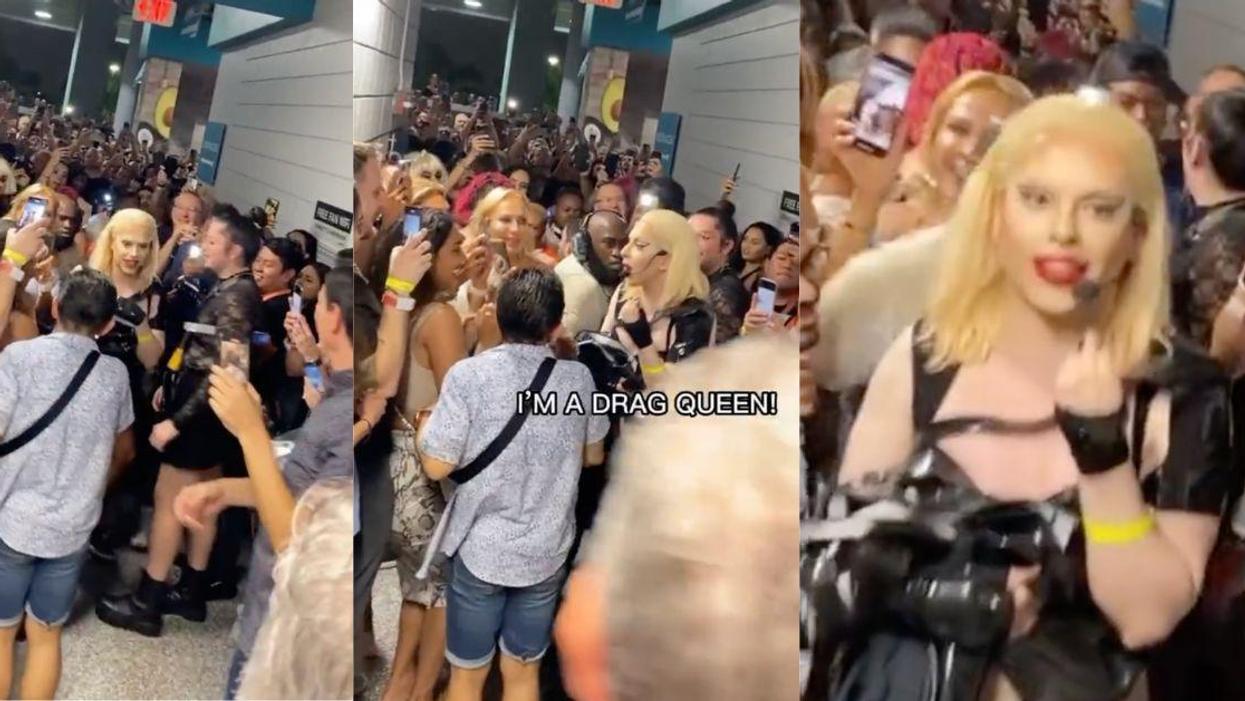 Security Guards Hilariously Realize They're Protecting A Drag Queen And Not Lady Gaga In Viral Video