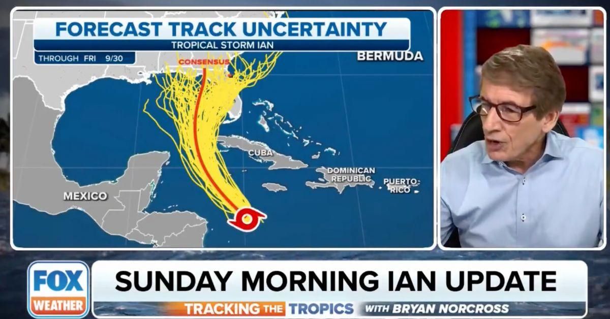 Fox News Meteorologist Has Viewers LOLing With Accidentally NSFW Drawing Of Hurricane Ian