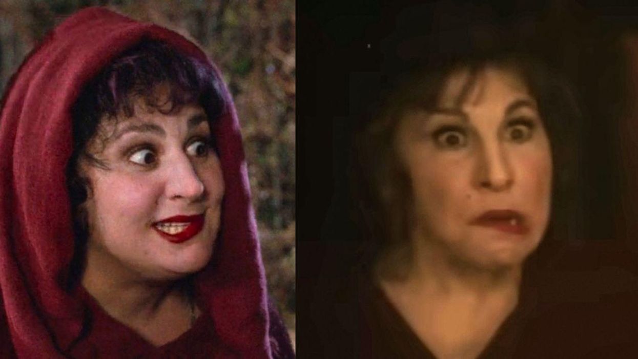 Kathy Najimy Explains Why Mary's Crooked Mouth Is Backwards In 'Hocus Pocus 2' After Fan Speculation