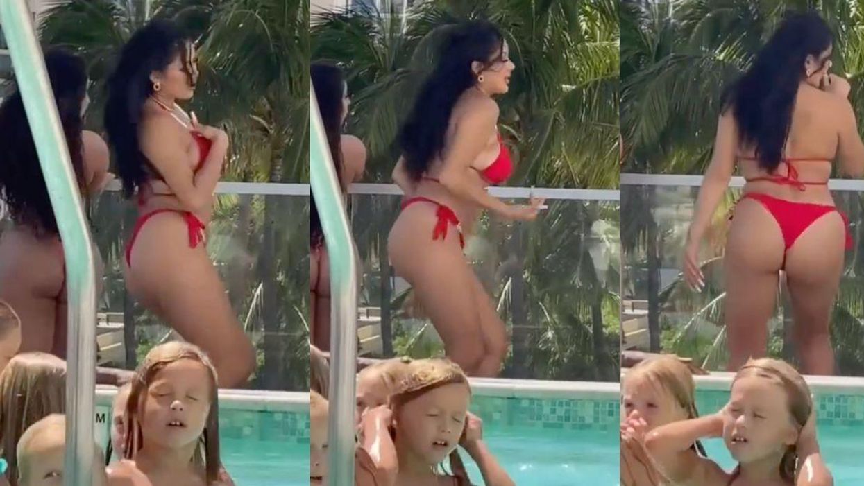 Woman Sparks Heated Debate After Video Shows Her Twerking At Pool In Front Of Children