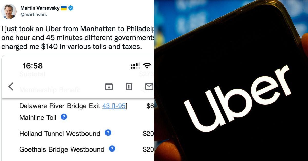Millionaire Whines About Fees After Taking Uber From NYC To Philly—And Everyone's Making The Same Point
