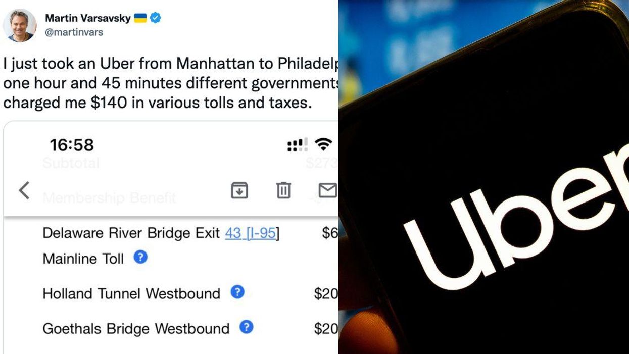 Millionaire Whines About Fees After Taking Uber From NYC To Philly—And Everyone's Making The Same Point