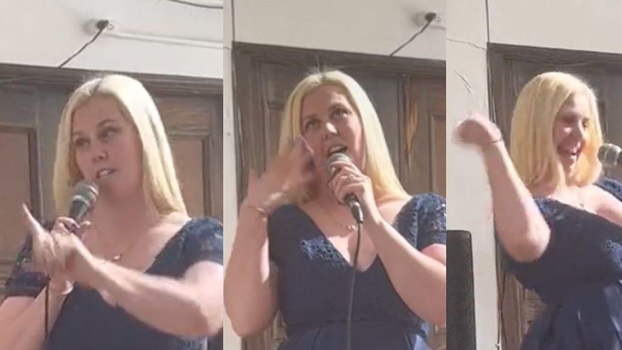 White Woman's Toast At Mixed-Race Couple's Wedding Is A Certified Trainwreck: 'I Love Black People'