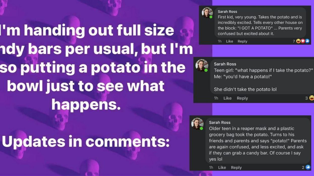 Milwaukee Woman Becomes Instant Neighborhood Icon After Handing Out Potatoes For Halloween