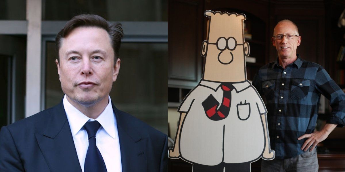 Musk Calls Media 'Racist' After 'Dilbert' Gets Dropped - Comic Sands