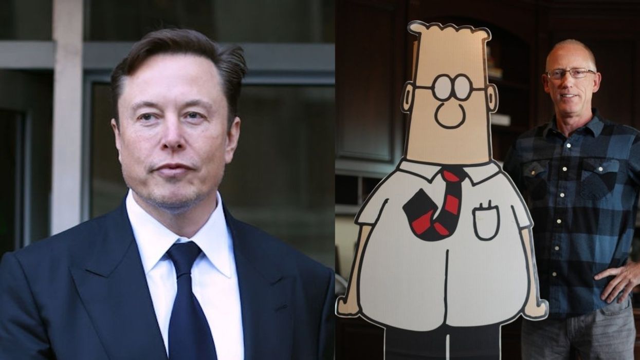 Elon Musk Calls Media 'Racist' After 'Dilbert' Creator's Racist Rant Gets Him Dropped From Newspapers