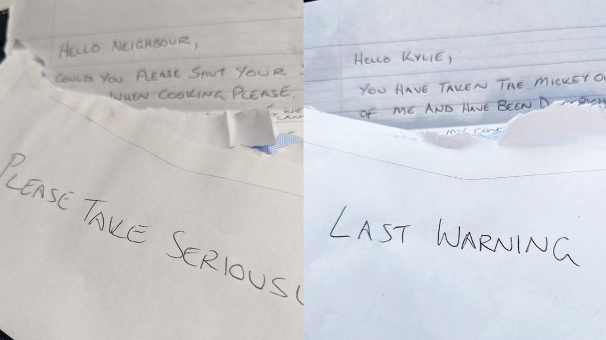 Vegan Family Sends Note To Neighbor Complaining About Meat Smells Making Them 'Feel Sick'