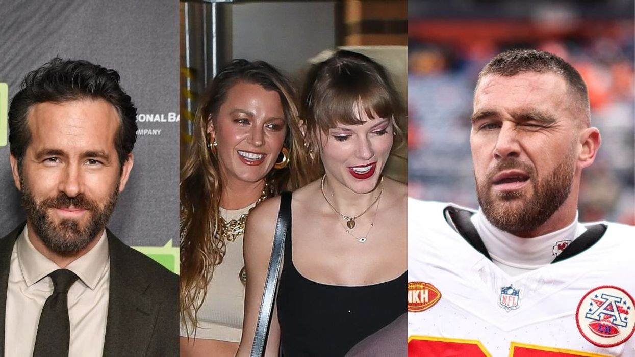 Ryan Reynolds Swaps Taylor Swift And Blake Lively's Faces With His And Travis Kelce's In Hilarious Photo