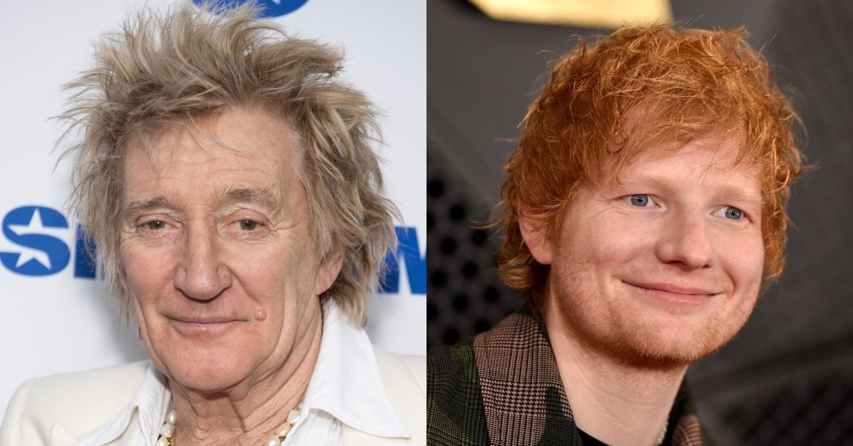 Rod Stewart Roasted After Criticizing 'Old Ginger Bollocks' Ed Sheeran's Music